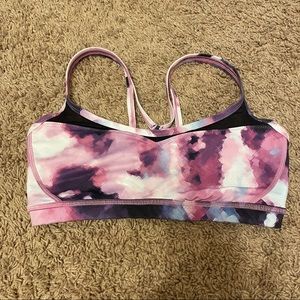 Purple Lululemon sports bra